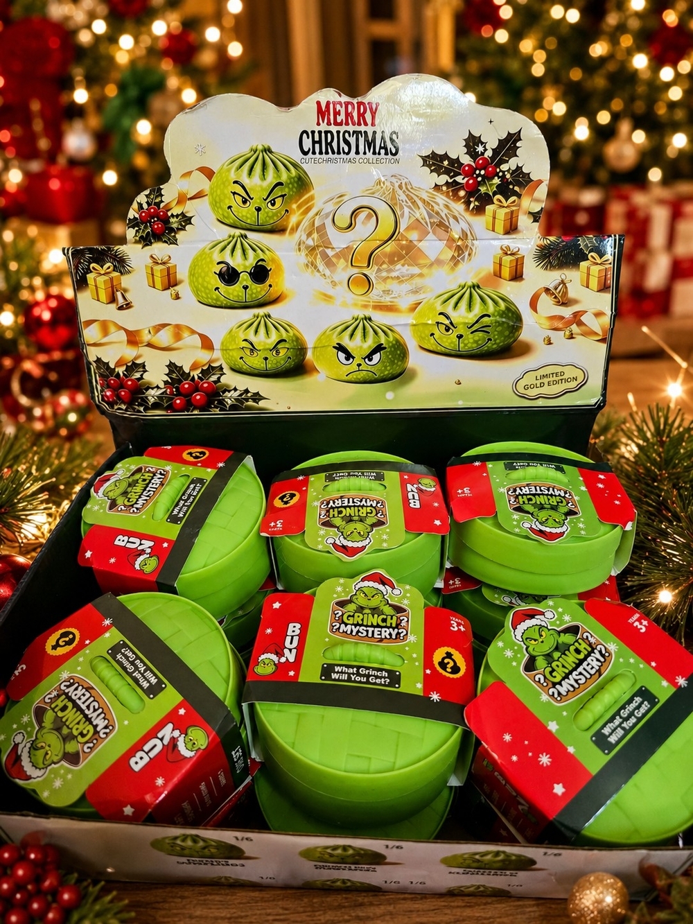 Mystery Green Holiday Surprise - Christmas Party Favor